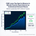 CME slips behind Binance as bitcoin futures see weaker institutional participation
