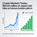 Crypto Markets Today: Bitcoin climbs on BOJ move as futures traders increase exposure