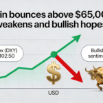 Bitcoin pushes past $65,000 as dollar strength fades and bullish sentiment strengthens.