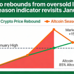 Crypto stages a rebound from technical lows while the altcoin season indicator revisits levels last seen in January.