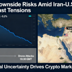 Geopolitical escalation, with Iran targeting U.S. bases around the Middle East, could push Bitcoin lower.