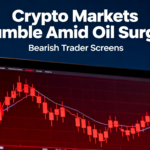 Digital assets fall sharply as rising oil fuels a wave of bearish bets: Crypto Markets Today.