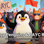 Pudgy Penguins, BAYC strength belies broader NFT downturn as activity and volumes continue to fall