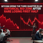 Bitcoin Starts Q3 in Unusual Red Zone After Rare Weak First Half