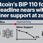 Bitcoin’s BIP 110 Upgrade Faces Deadline as Miner Support Remains at Zero