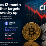 Citi Cuts Bitcoin and Ether Price Targets as ETF Inflows Slow