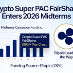 FairShake Amasses $193M for 2026 Midterms as Ripple Emerges as Top Backer